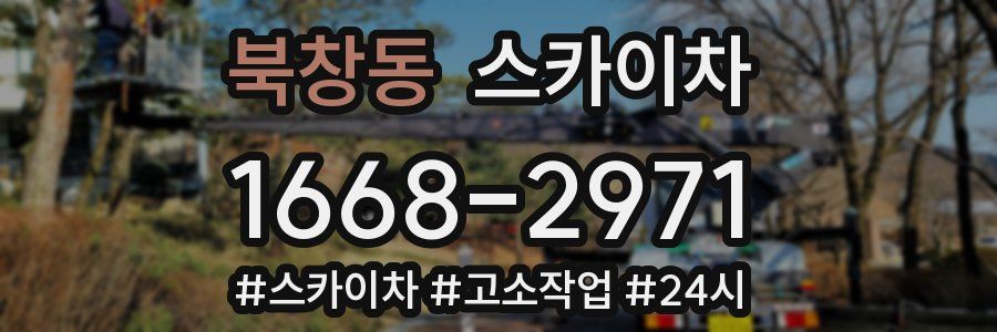 북창동 스카이차