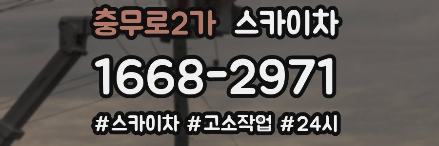 충무로2가 스카이차