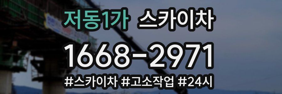 저동1가 스카이차