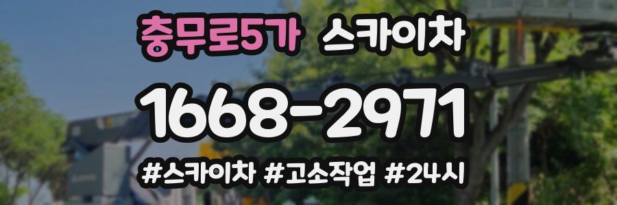 충무로5가 스카이차