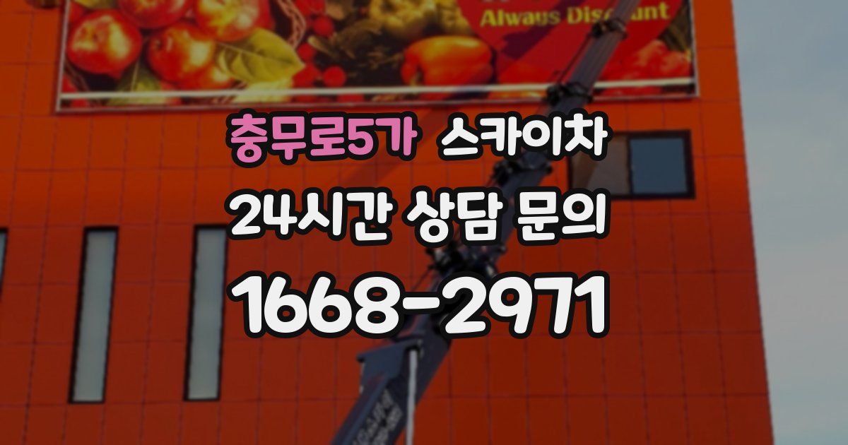 충무로5가 스카이차