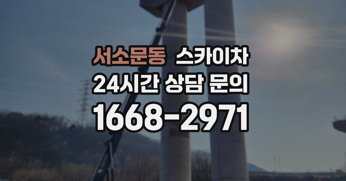 서소문동 스카이차