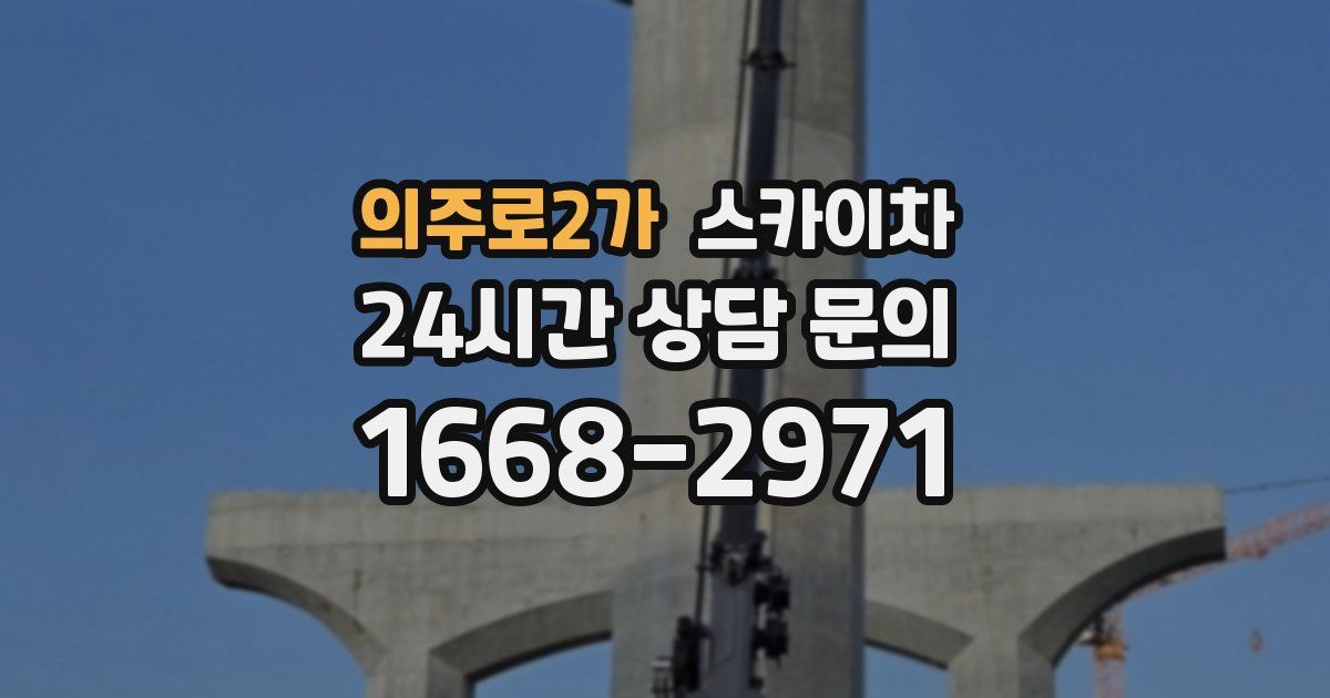 의주로2가 스카이차