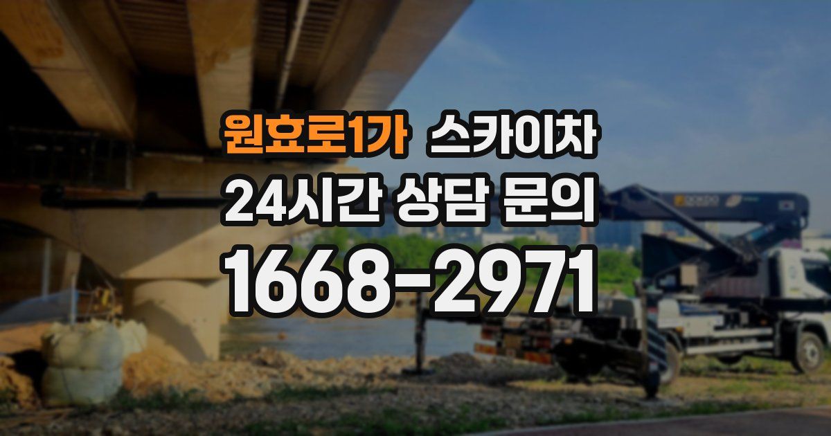 원효로1가 스카이차