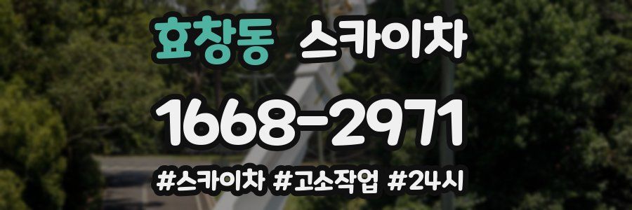 효창동 스카이차