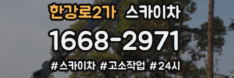 한강로2가 스카이차