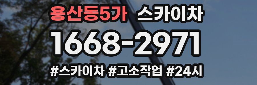 용산동5가 스카이차