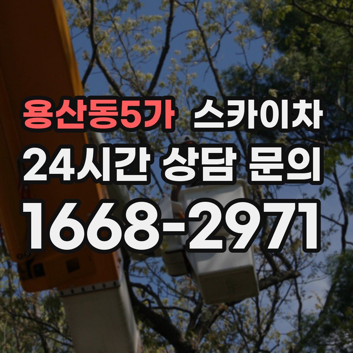 용산동5가 스카이차