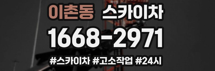 이촌동 스카이차