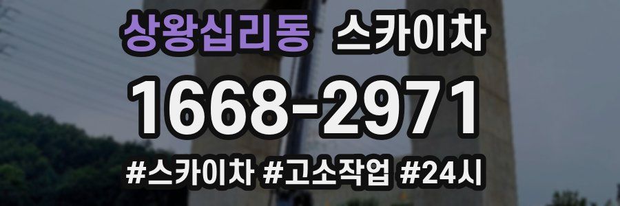 상왕십리동 스카이차