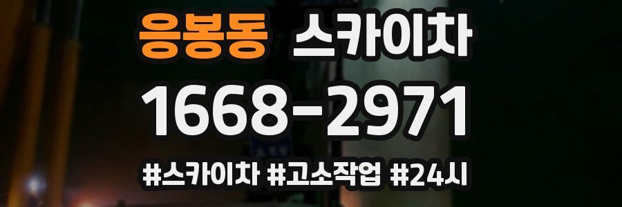 응봉동 스카이차