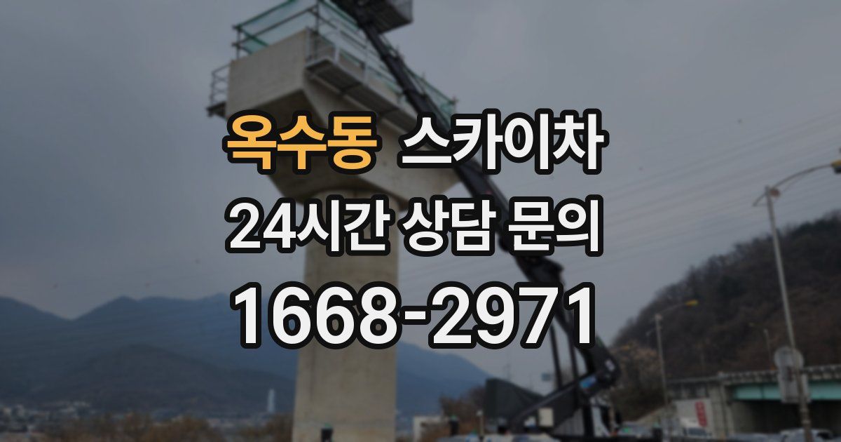 옥수동 스카이차