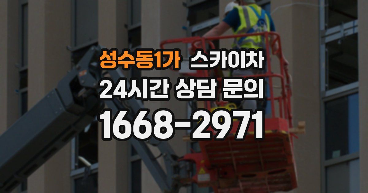 성수동1가 스카이차