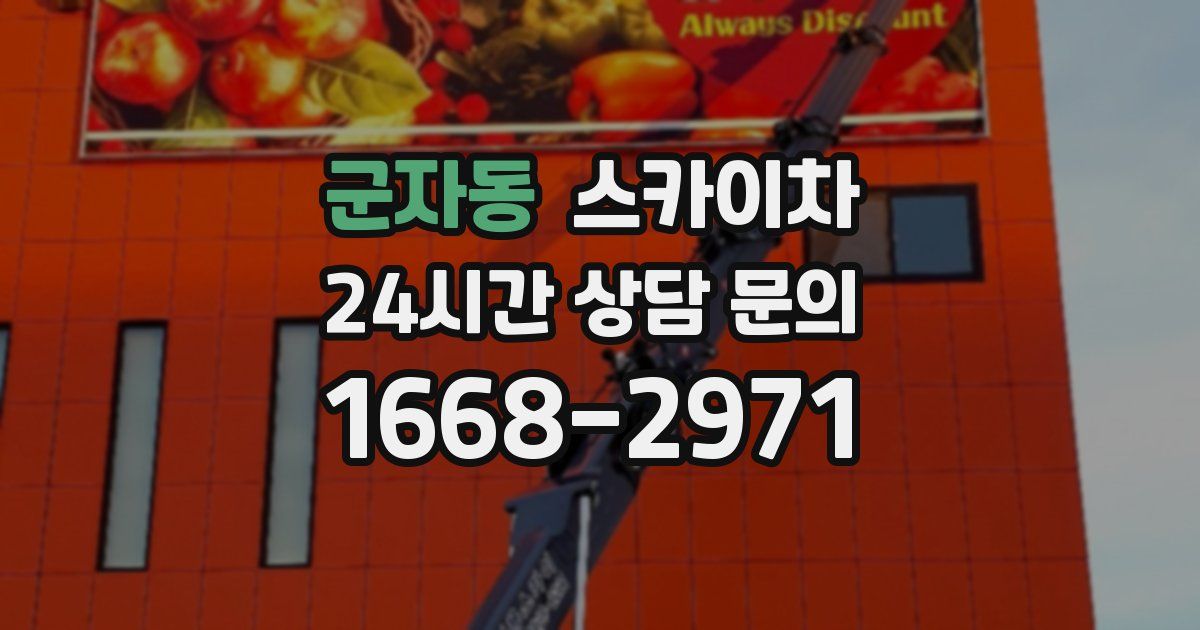 군자동 스카이차