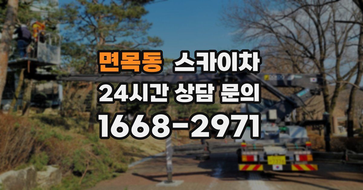 면목동 스카이차