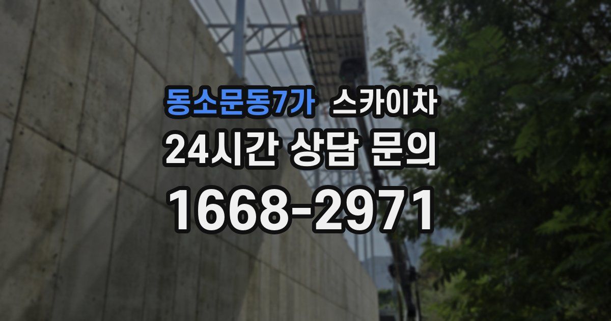동소문동7가 스카이차