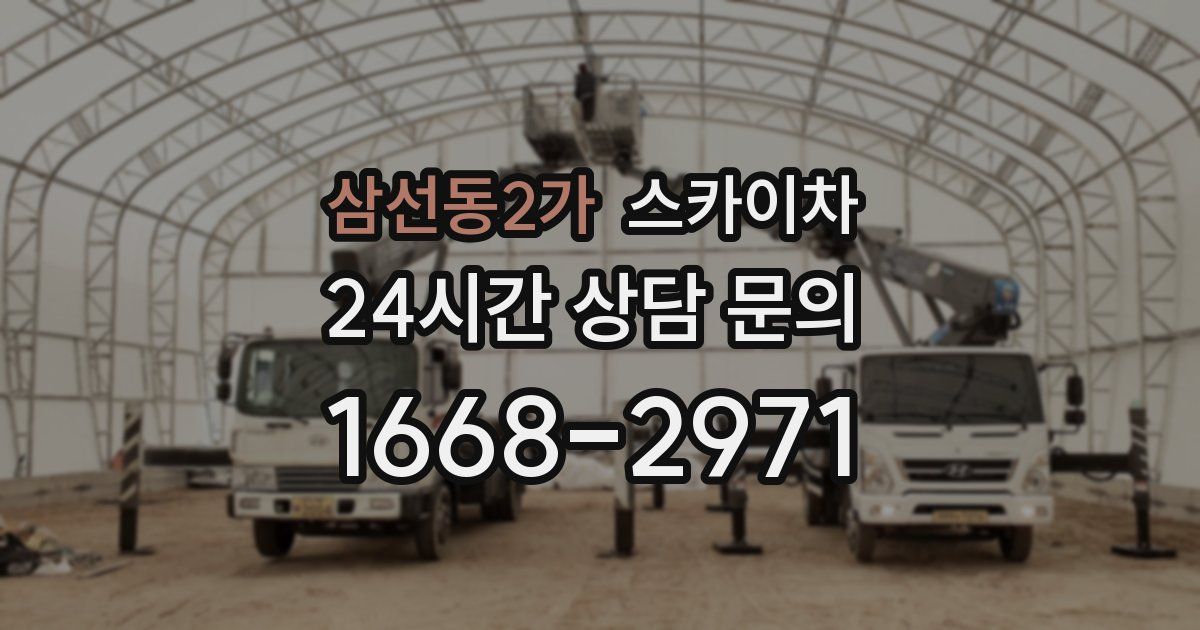 삼선동2가 스카이차