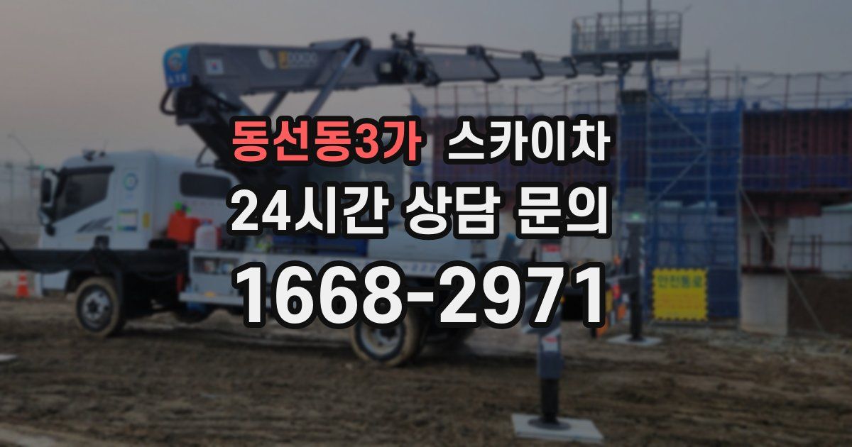 동선동3가 스카이차