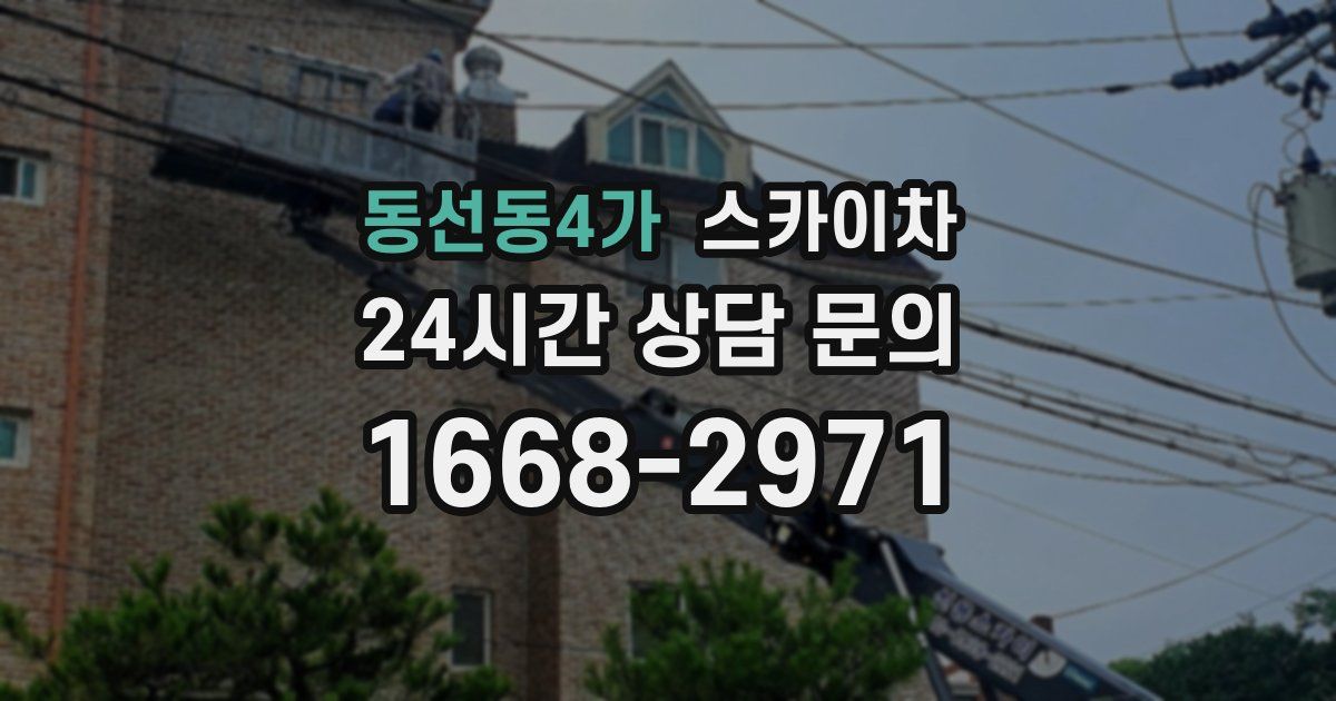 동선동4가 스카이차