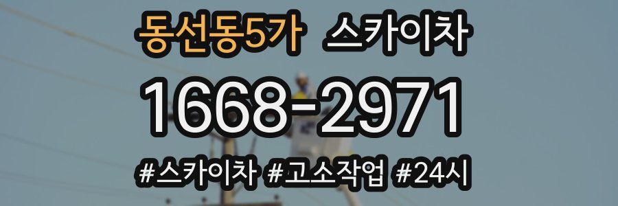 동선동5가 스카이차