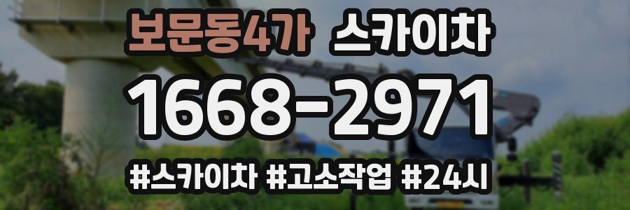 보문동4가 스카이차