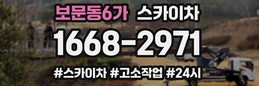 보문동6가 스카이차