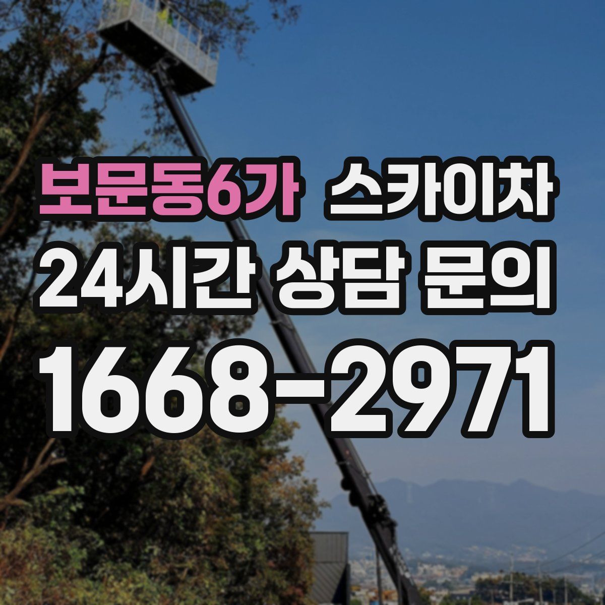 보문동6가 스카이차