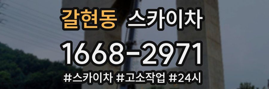 갈현동 스카이차