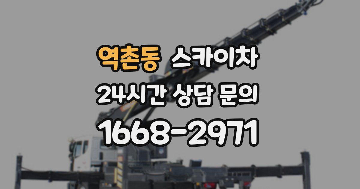 역촌동 스카이차