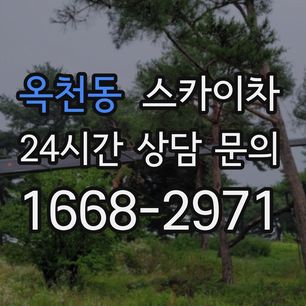 옥천동 스카이차