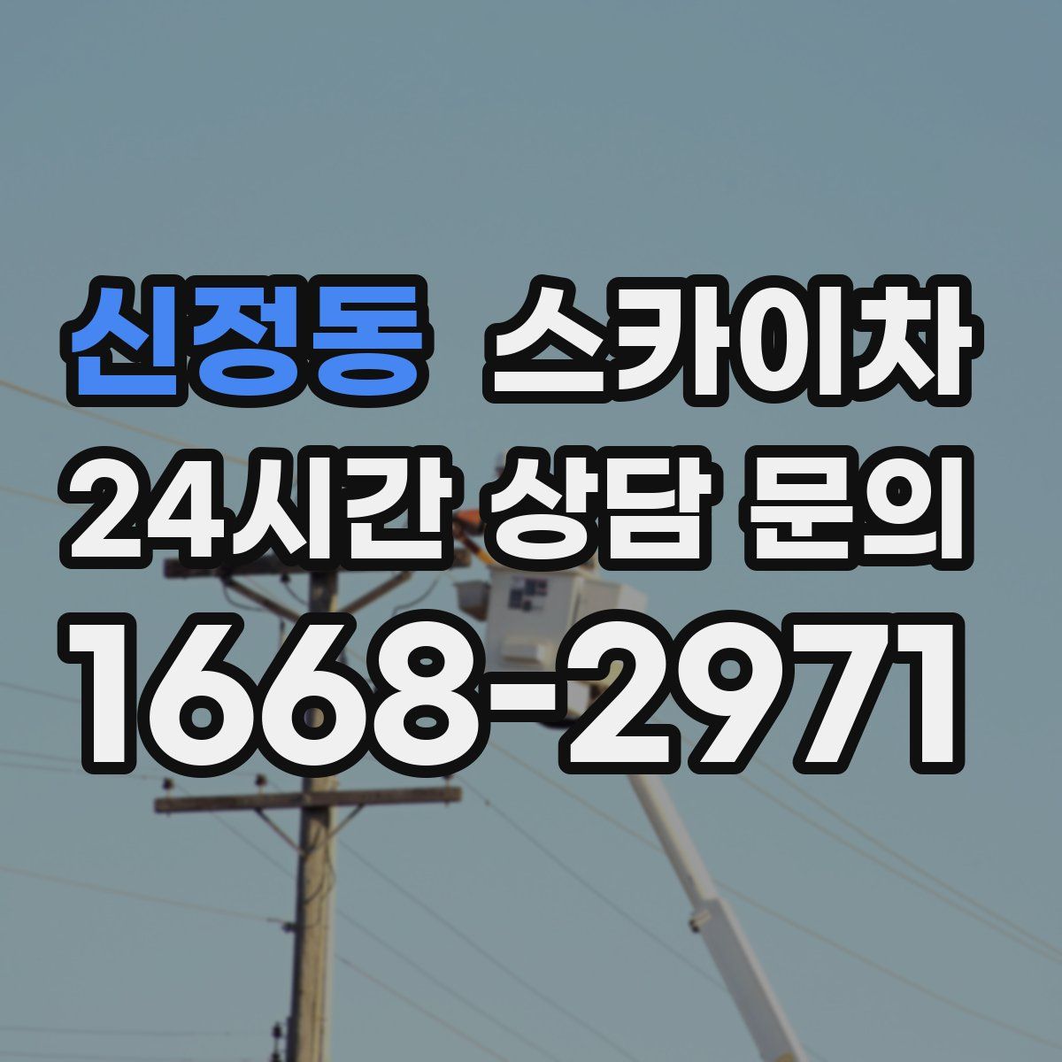 신정동 스카이차