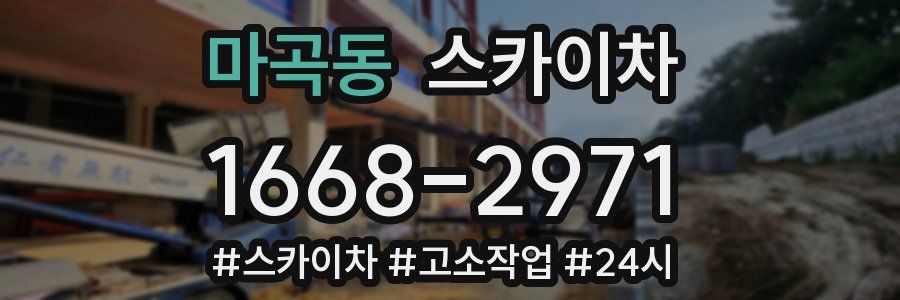 마곡동 스카이차