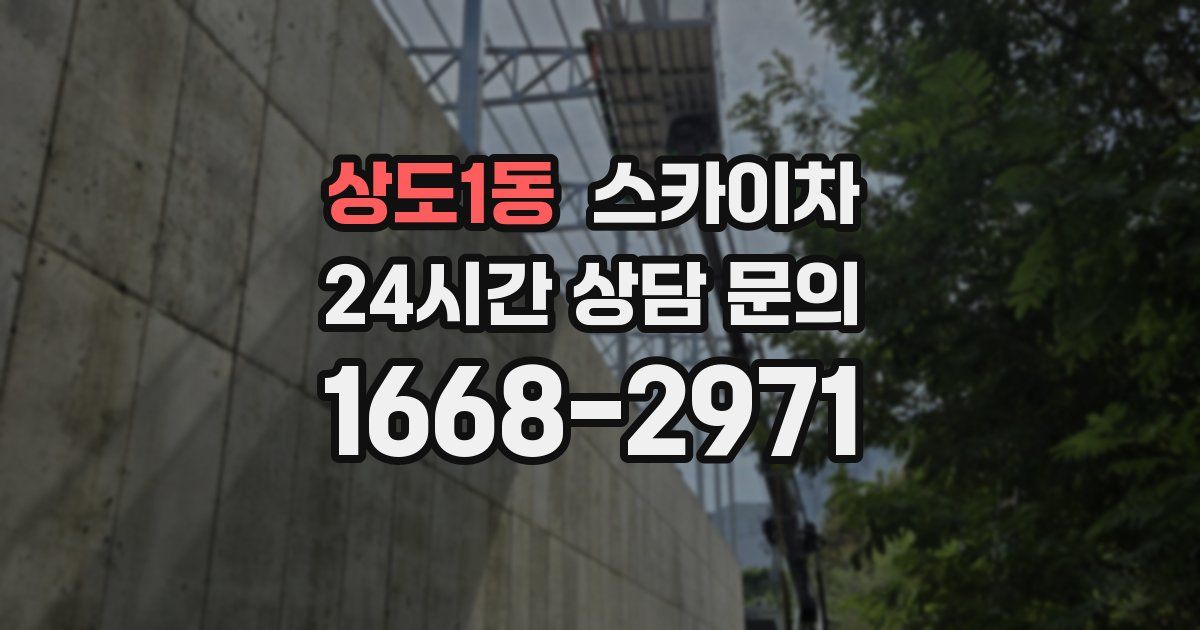 상도1동 스카이차