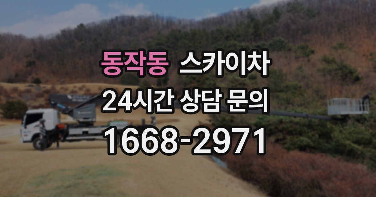 동작동 스카이차