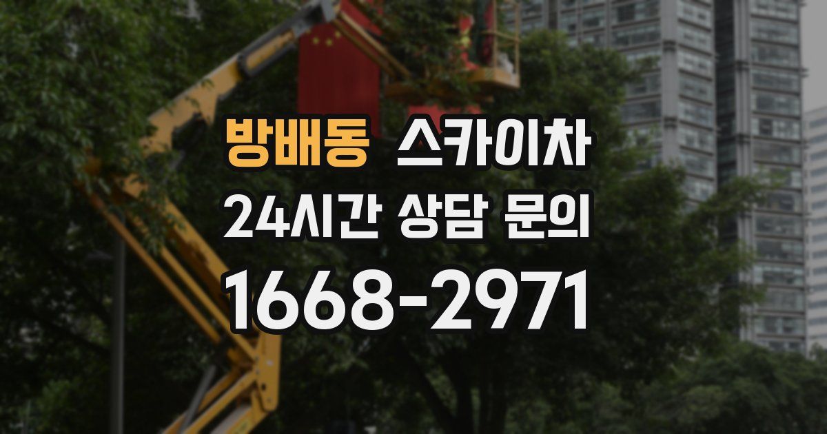 방배동 스카이차