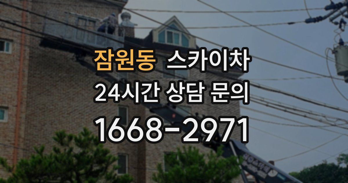 잠원동 스카이차