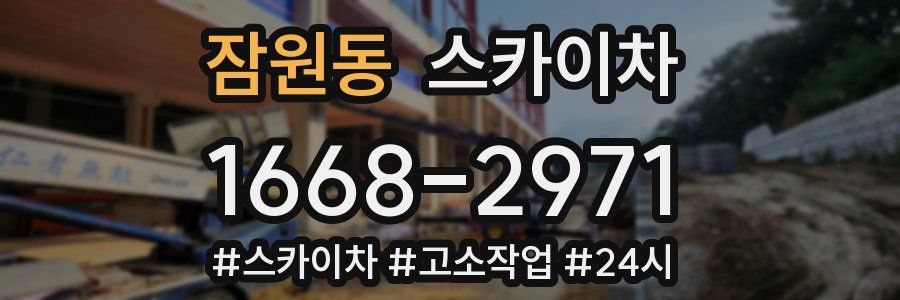 잠원동 스카이차