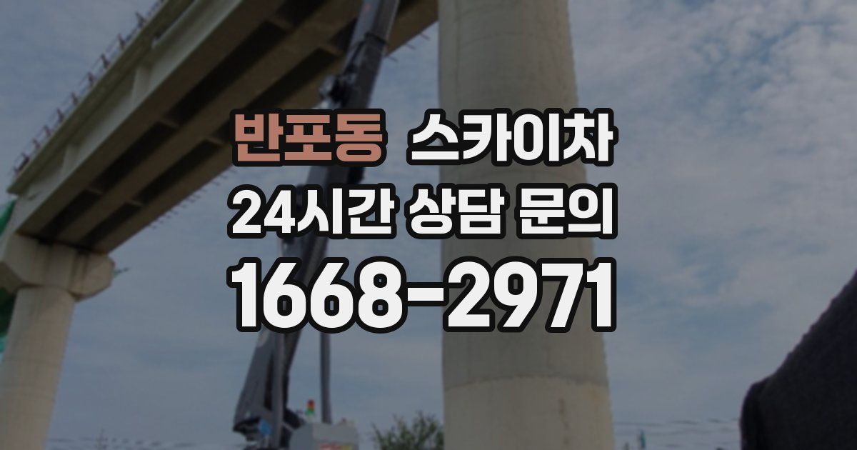 반포동 스카이차