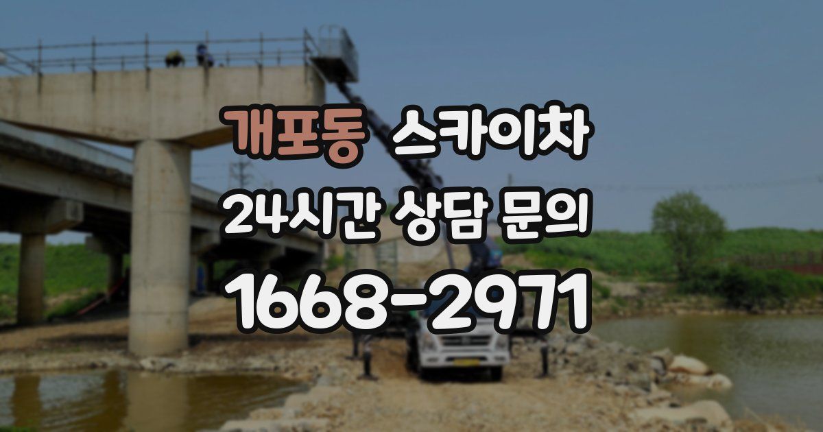 개포동 스카이차