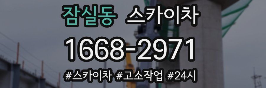 잠실동 스카이차