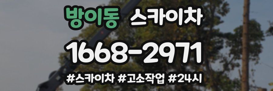 방이동 스카이차