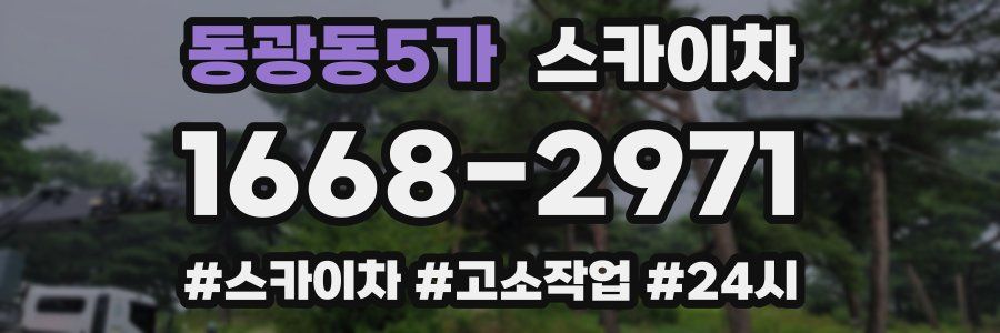동광동5가 스카이차