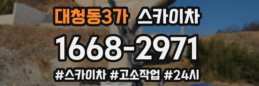 대청동3가 스카이차