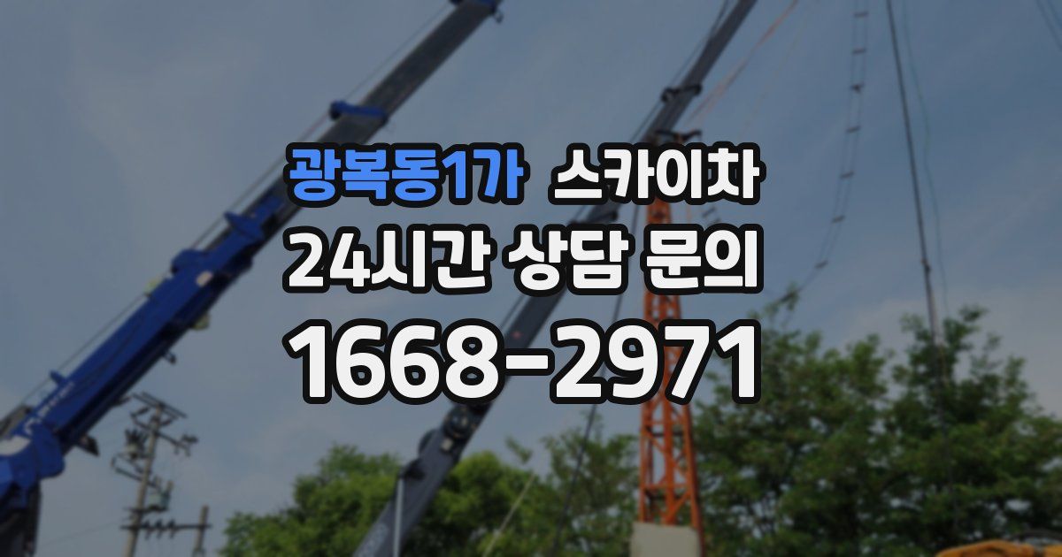 광복동1가 스카이차