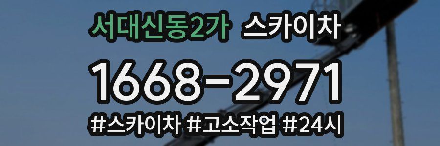 서대신동2가 스카이차