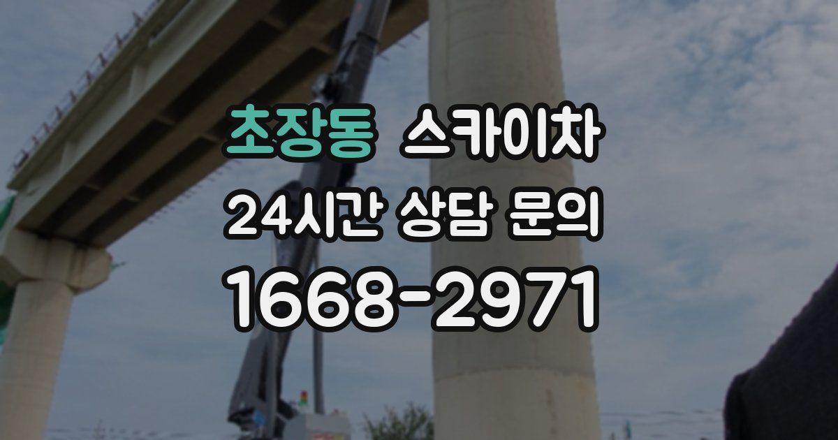 초장동 스카이차