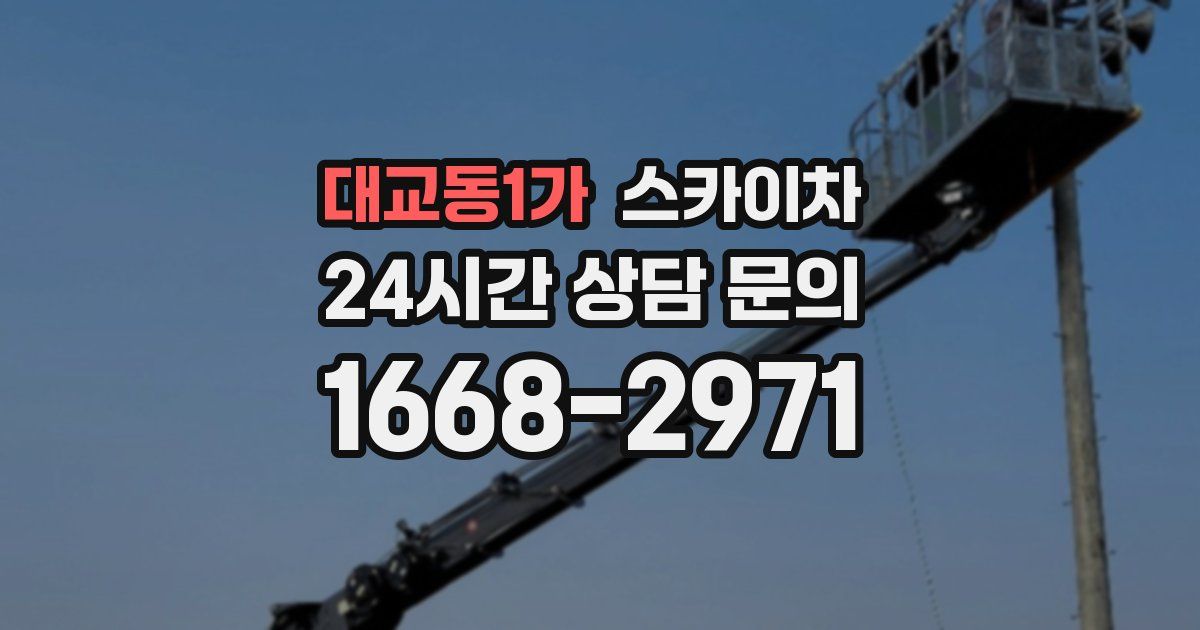 대교동1가 스카이차