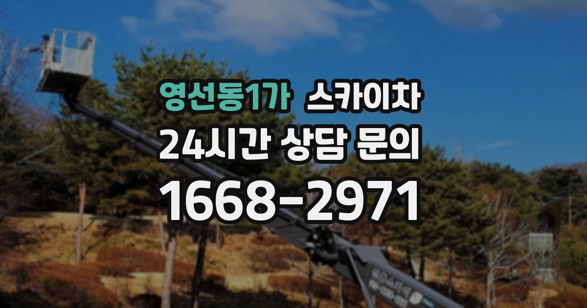 영선동1가 스카이차