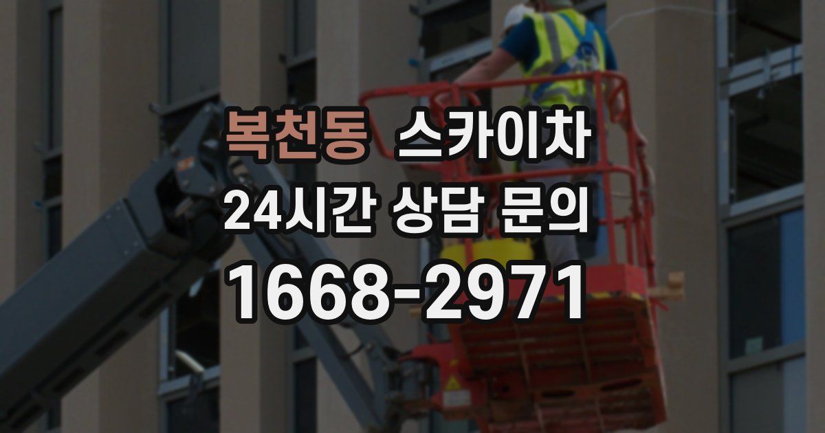 복천동 스카이차