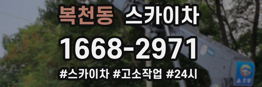 복천동 스카이차